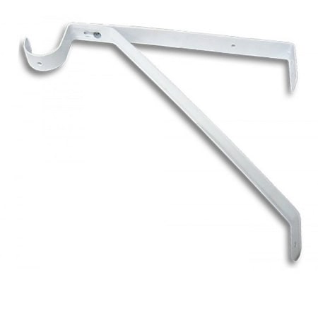 Cal-Royal Adjustable Shelf Support, Supports Shelves up to 14 Wide, Screws, White Finish ASR-41-WHITE